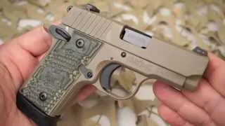 Sig Sauer P238 Scorpion FDE Cerakote 380ACP Compact Carry Pistol Overview - Texas Gun Blog