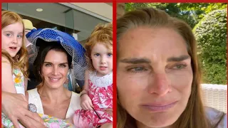 Brooke Shields breaks down in emotional video message after waving daughter Rowan Goodbye