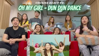 커즌스 REACT TO 오마이걸(OH MY GIRL) - Dun Dun Dance MV