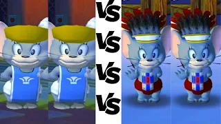 Tom and Jerry War of the Whiskers (2v2):Team M. Nibbles vs Team I. Nibbles Gameplay HD-Funny Cartoon