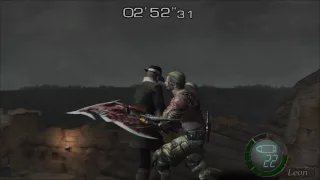 Resident Evil 4 pro mode fastest way to kill krauser (Knife  only)