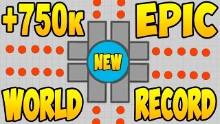 Diep.io | +750 000 | NEW WORLD RECORD (МИРОВОЙ РЕКОРД DIEP)