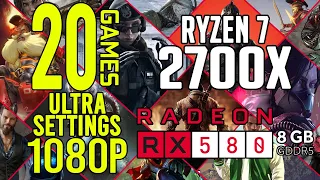 20 GAMES on RX 580 8gb Ultra Settings 1080p Benchmark Test!