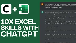 Excel + Chatgpt | 10x Your Excel Skills With Chatgpt in 2023