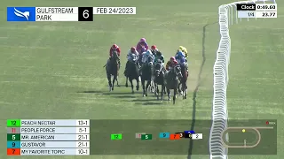 Gulfstream Park Carrera 6 - 24 de Febrero 2023