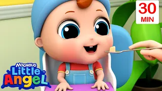 Baby's First Words | Little Angel | Monster Cartoon for Kids