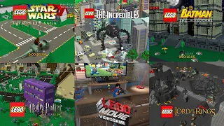 All Bonus Levels in Lego Videogames!