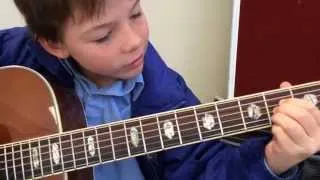 Intro to "Highway to Hell" ACDC by 8yr old Julian Castle