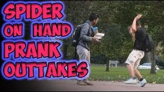 Spider On Hand Prank Outtakes