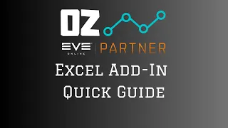 Eve Online Excel Add-in Quick Guide