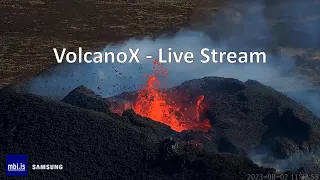 DrFox2000  - VolcanoX Live Stream Recording Day 26 Rebbi Volcano in Iceland Part 2