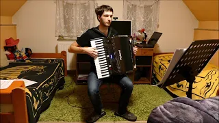 Gde Tropa Za Rekoy Zaporoshena (ruská lidová  - Joschka Schwarz) akordeon Tomáš Rožboud