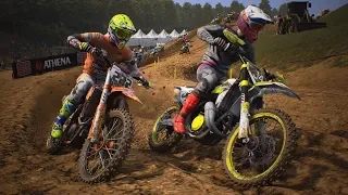 Mxgp pro 2 stroke gameplay.Villars sous ecot, 125 vs 450s - Husqvarna 125