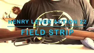 Henry Lever Action 22lr disassembly and reassembly