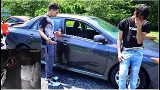 Someone broke into our bestfriend's car... (live footage)