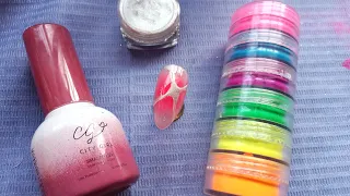 Efecto AURA Nails con Pigmentos ✨ *tutorial FÁCIL paso a paso👌