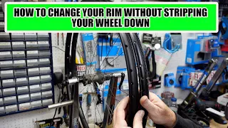 How to swap your damaged rim for a new one without completely stripping down your wheel