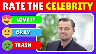 Rate The Celebrity | Tier List Challenge