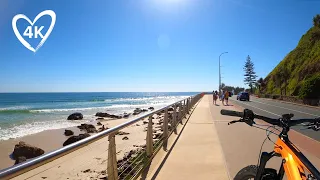 60km Bike Ride - Beaches & Backstreets - Gold Coast Australia - Virtual Bike, Treadmill Background