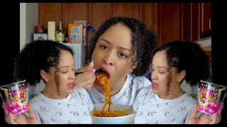 350,000 SCOVILLE UNITS | DAEBAK HABANERO PEPPER RAMEN 🔥: Spicy Noodle Challenge