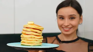 Delicious and quick BREAKFAST - American pancakes!