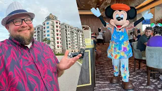 Disney's Riviera Resort Staycation 2022 | Topolino's Terrace Breakfast & Resort Tour | Disney World