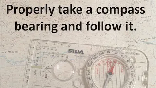 THIS is how to take a compass bearing and follow it