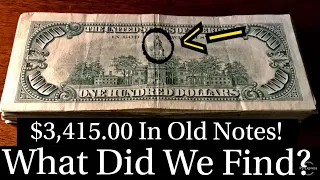 What Did We Find In $3,415.00 Of Old Bank Notes