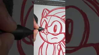 How To Draw Super Sonic The Hedgehog Movie 2 The Easy Way #sonic #art #drawing #shorts