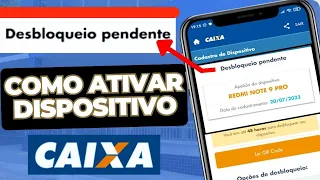 Desbloqueio Pendente - Como Desbloquear Dispositivo pelo Celular ou Caixa Eletrônico.