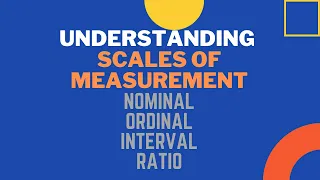 What are Different Scales of Measurement? Nominal, Ordinal, Interval, and Ratio Scale with Examples