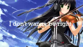 『Nightcore』Am I Wrong - Nico & Vinz [LYRICS]