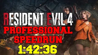 Resident Evil 4 Remake Professional Speedrun 1:42:36