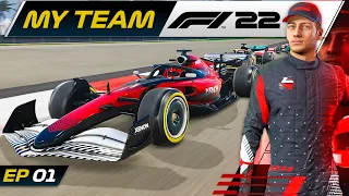 F1 22 MY TEAM Modo Carreira EP01 GP BAHREIN - O Começo de uma Era na Formula 1!