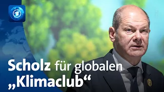 Bundeskanzler Scholz für globalen "Klimaclub"