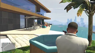 Trever Going Crazy and want kill Franklin in his house in front of Michael Eyes Grand Theft Auto V