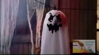 MOTION ACTIVATED ANIMATED FLYING GHOST Haunted House Halloween Decoration Prop