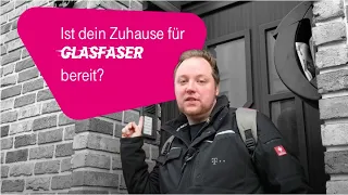 Wie bereite ich mich auf die Verlegung meines Glasfaseranschlusses vor? | Telekom