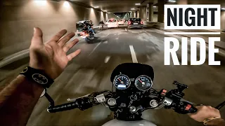 GT 650s crossing tunnels with loud exhausts🔥 || All new Gursewak Short Can💥