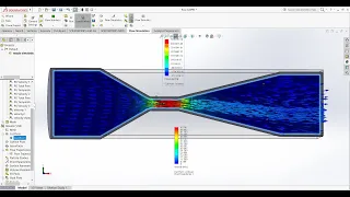 Venturimeter Flow Simulation in Solidworks for beginners