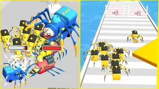 [SPIDER VERSION] MERGE LEVEL 1-6 'ALPHABET LETTER LORE' Run Battle NEW Version ⭐⭐⭐⭐⭐ abcdefghijklmno