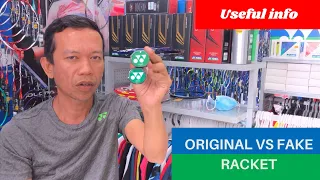 Original vs Fake Racket