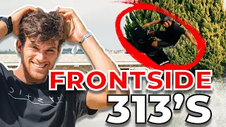 Learning Cable Wakeboarding Frontside 313's | Wakeboarding Tricks at HipNotics Cable Park |