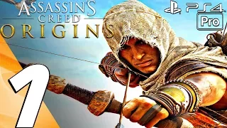 Assassin's Creed Origins - Gameplay Walkthrough Part 1 - Prologue (Full Game) PS4 PRO