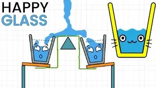 Happy Glass Android Gameplay Walkthrough All Level 181-210 Fun Drawing Hint (by Lion Studios)