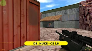 Counter Strike 1.6 gameplay(de_Nuke) - 2022