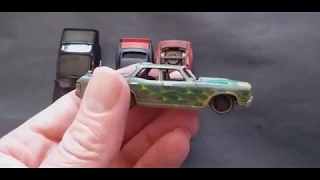 Hot Wheels into Mad Max style Gaslands vehicles