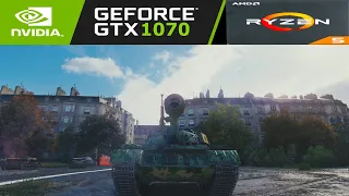 World of Tanks | GTX 1070 8GB + RYZEN 5 2600@3.4GHz | 60 FPS | FULL HD |