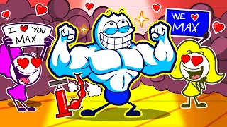 Fake It Until You Make It - Max Gymer's Body Goals | Funny Cartoon @MaxsPuppyDogOfficial