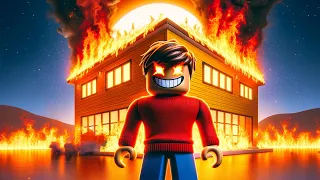 Don't Burn The House Down in Roblox!!